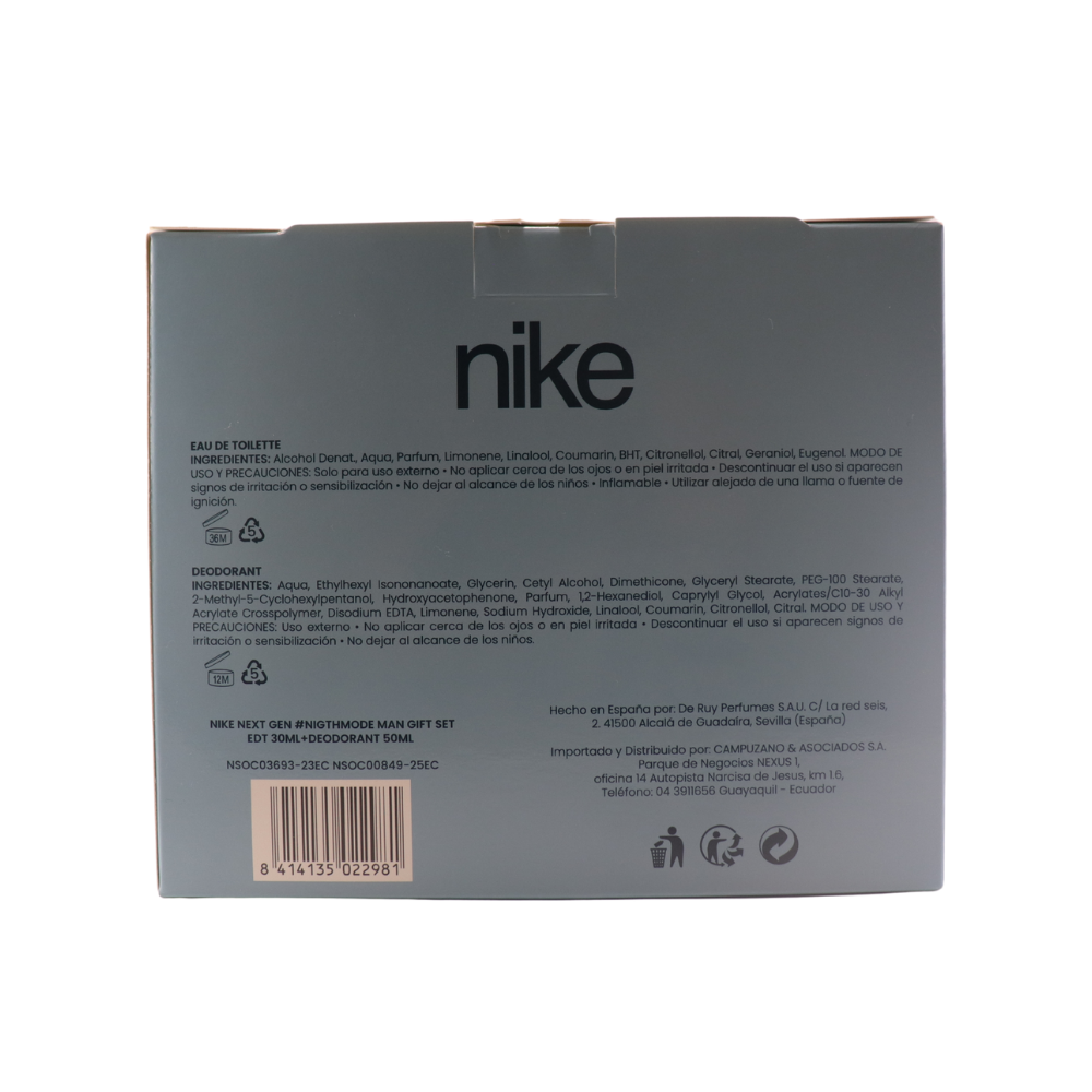NIKE #NIGHTMODE MAN EDT + ROLL-ON GIFT SET