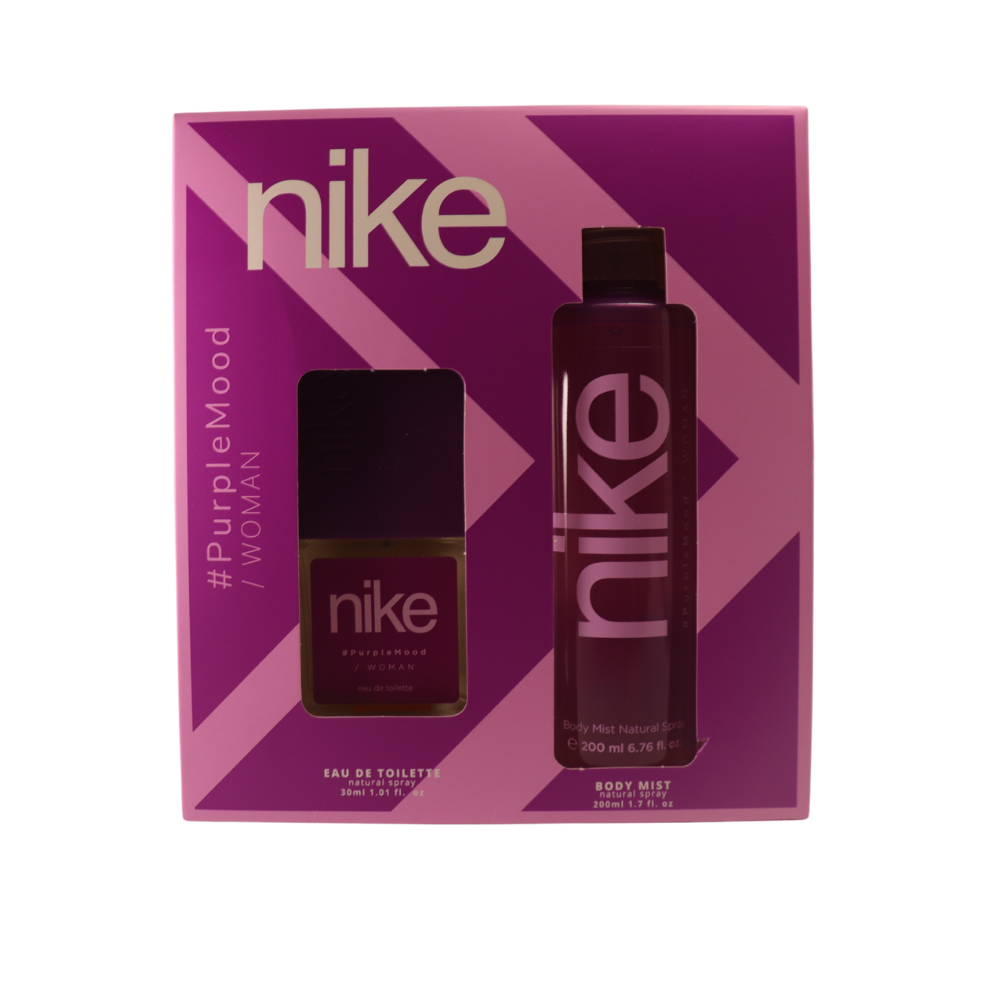 NIKE #PURPLEMOOD WOMAN EDT + BODY MIST GIFT SET