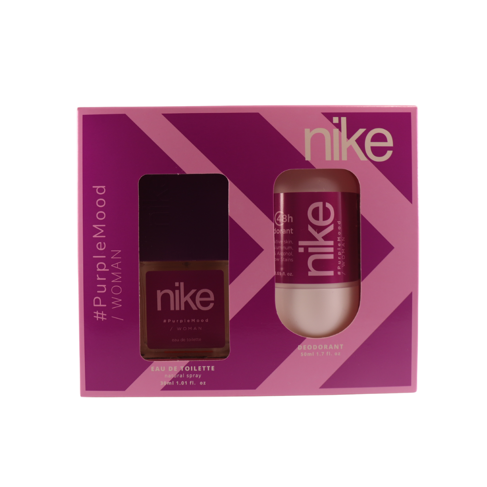 NIKE #PURPLEMOOD WOMAN EDT + ROLL-ON GIFT SET