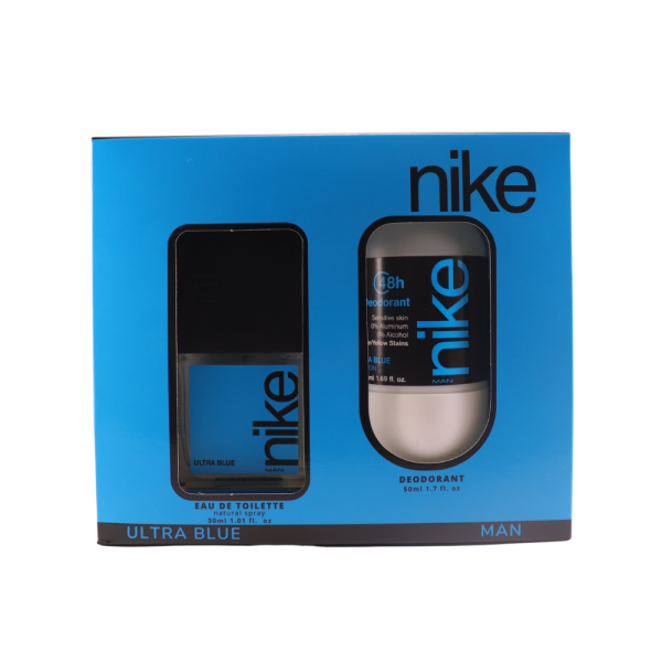 NIKE ULTRA BLUE MAN EDT + ROLL-ON GIFT SET