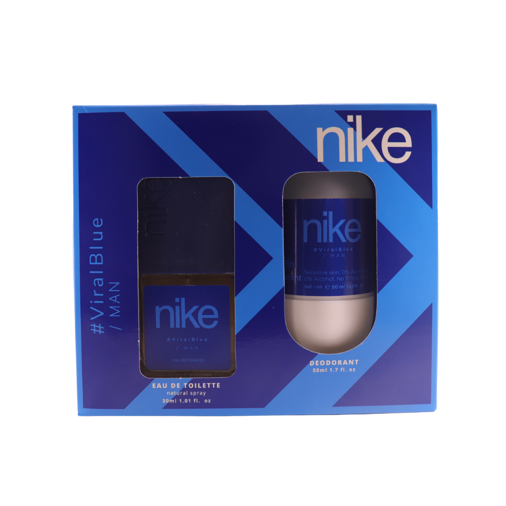 NIKE #VIRALBLUE MAN EDT + ROLL-ON GIFT SET