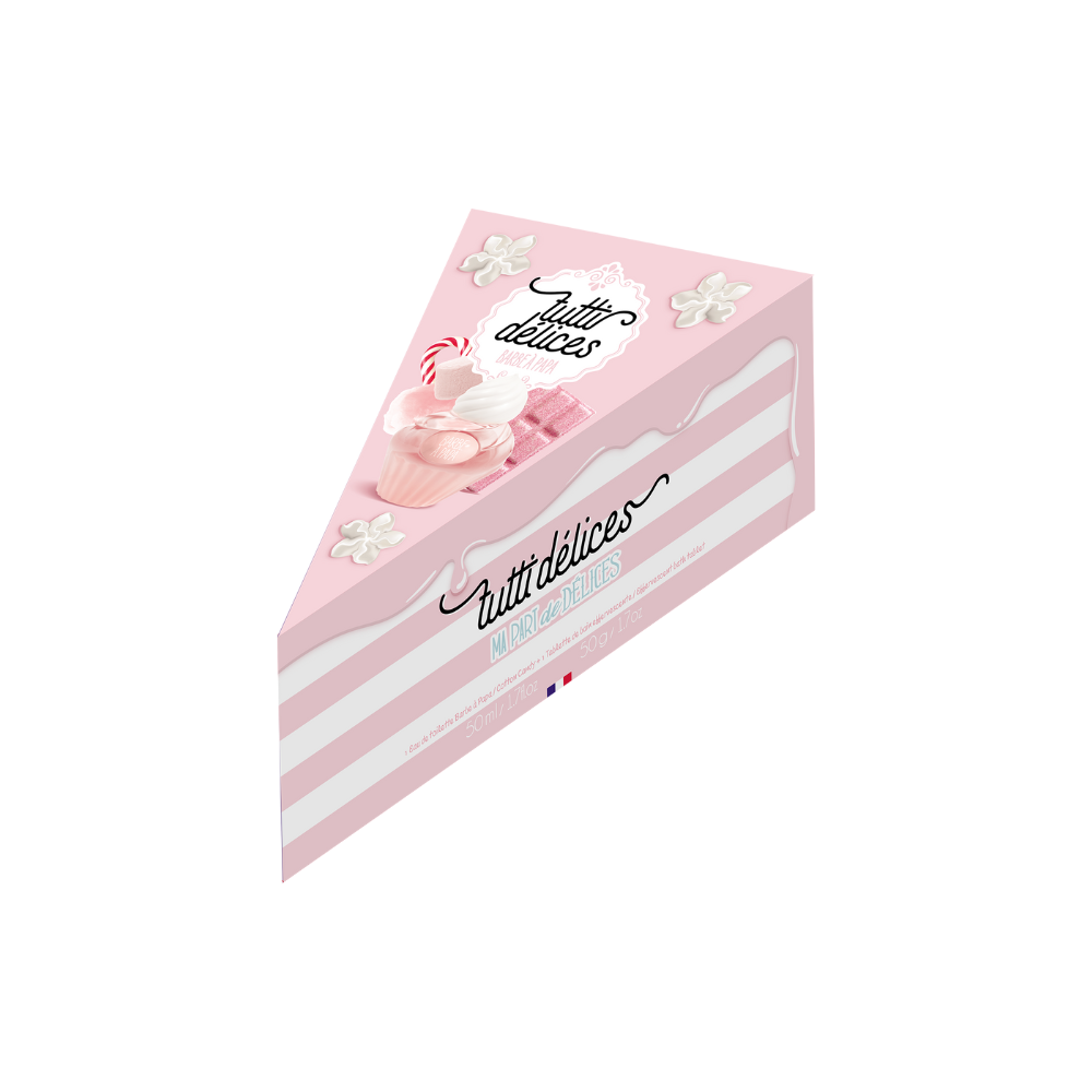 TUTTI DÉLICES BARBE À PAPA PIECE OF CAKE GIFT SET