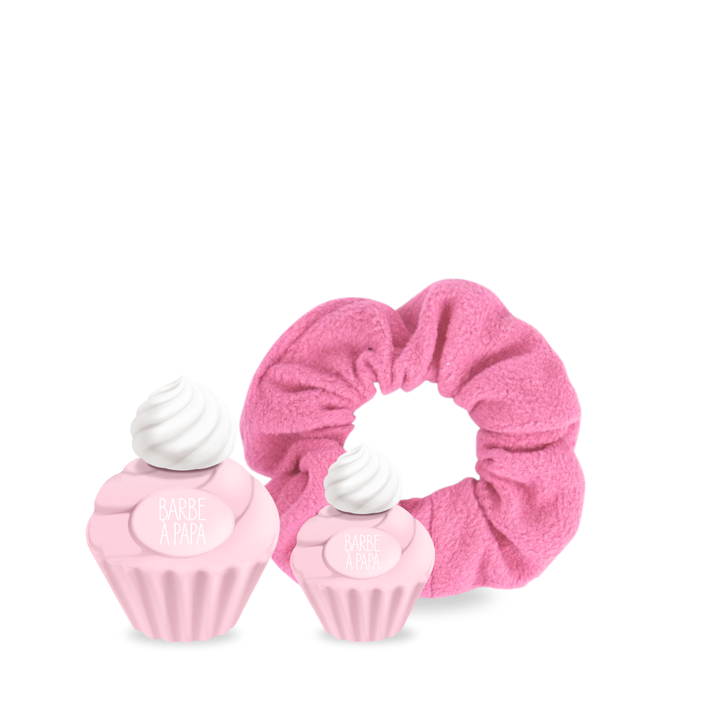 TUTTI DÉLICES BARBE À PAPA GIFT SET + SCRUNCHIE