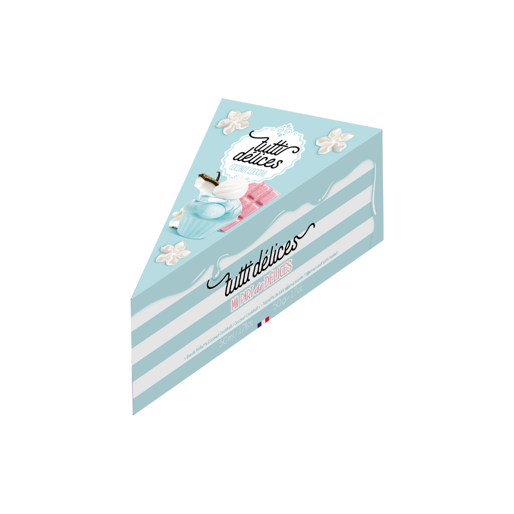 TUTTI DÉLICES COCONUT COCKTAIL PIECE OF CAKE GIFT SET