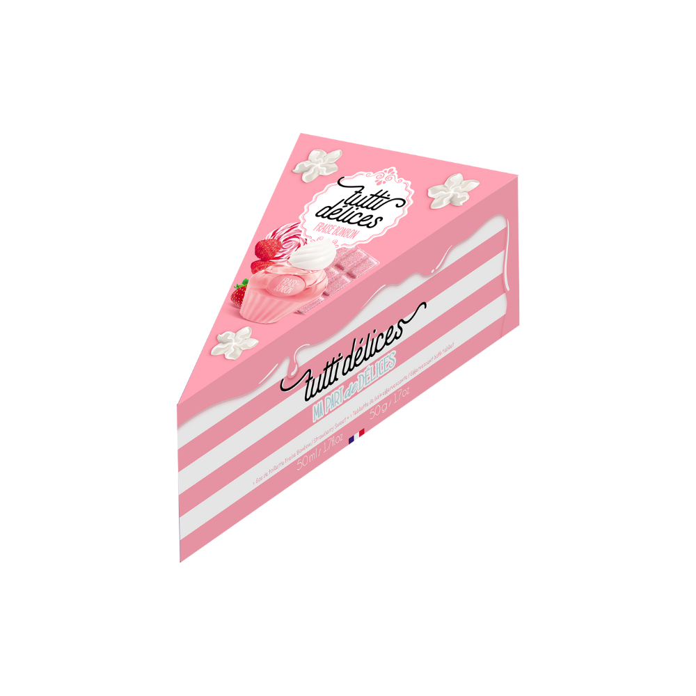 TUTTI DÉLICES FRAISE BONBON PIECE OF CAKE GIFT SET