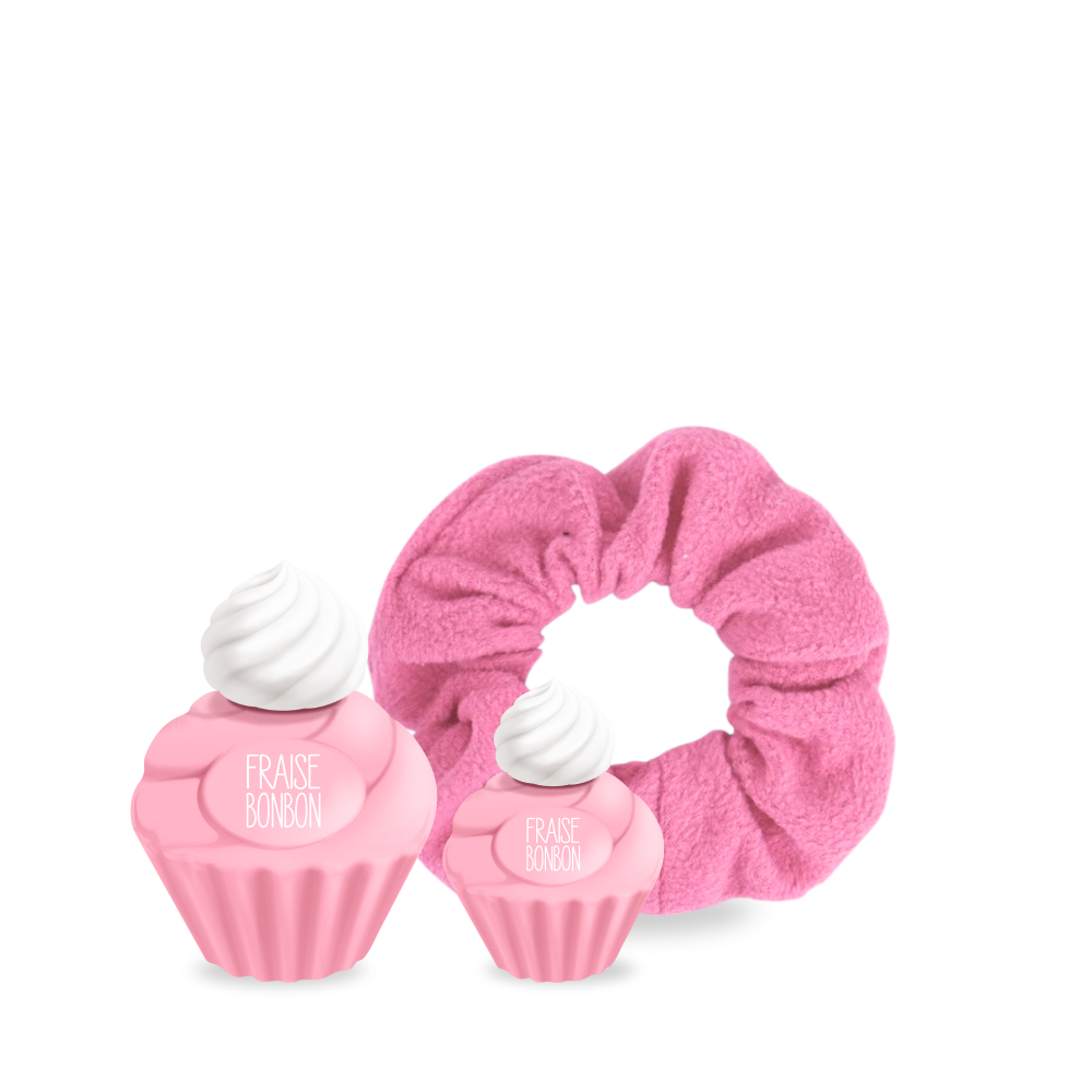 TUTTI DÉLICES FRAISE BONBON GIFT SET + SCRUNCHIE