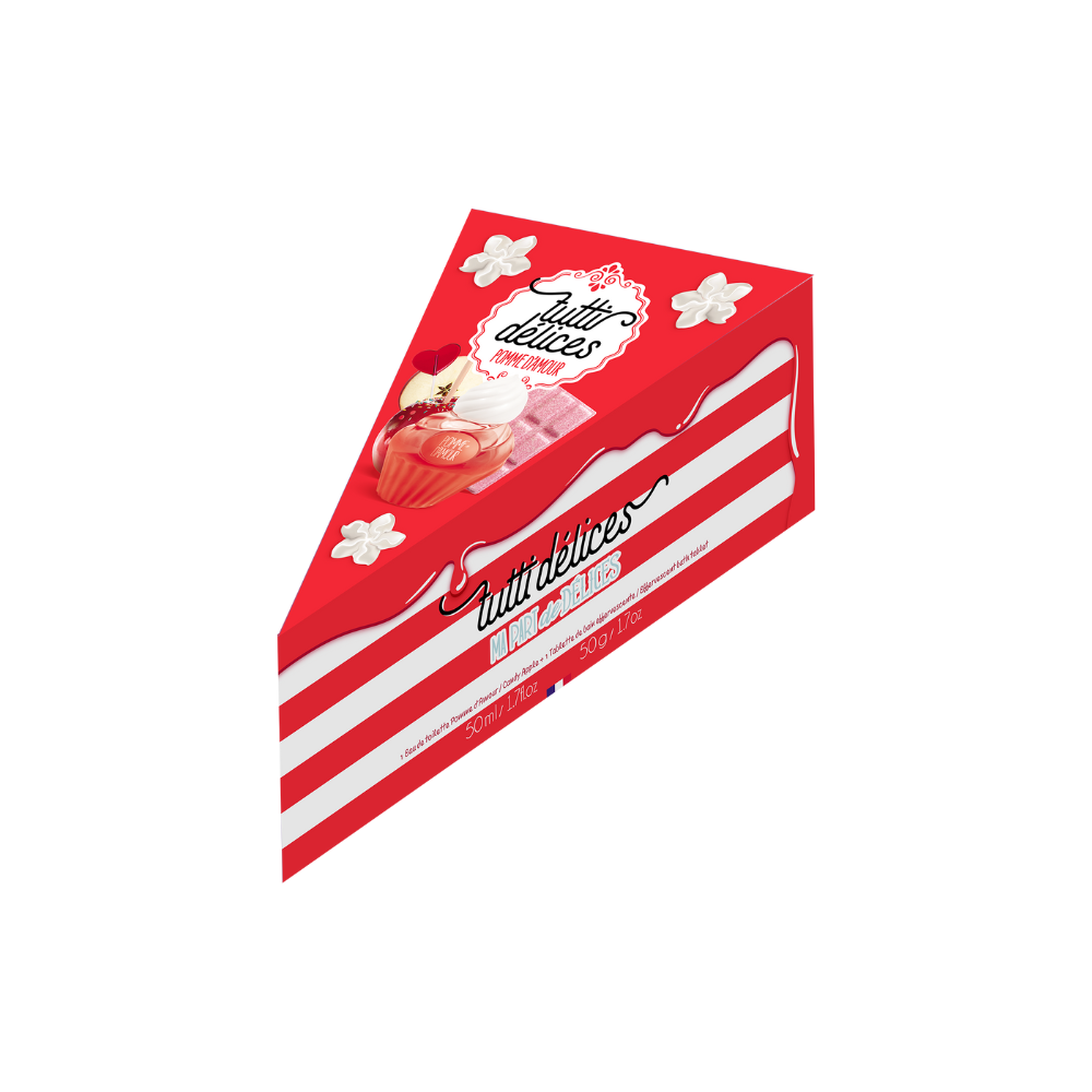 TUTTI DÉLICES POMME D'AMOUR PIECE OF CAKE GIFT SET