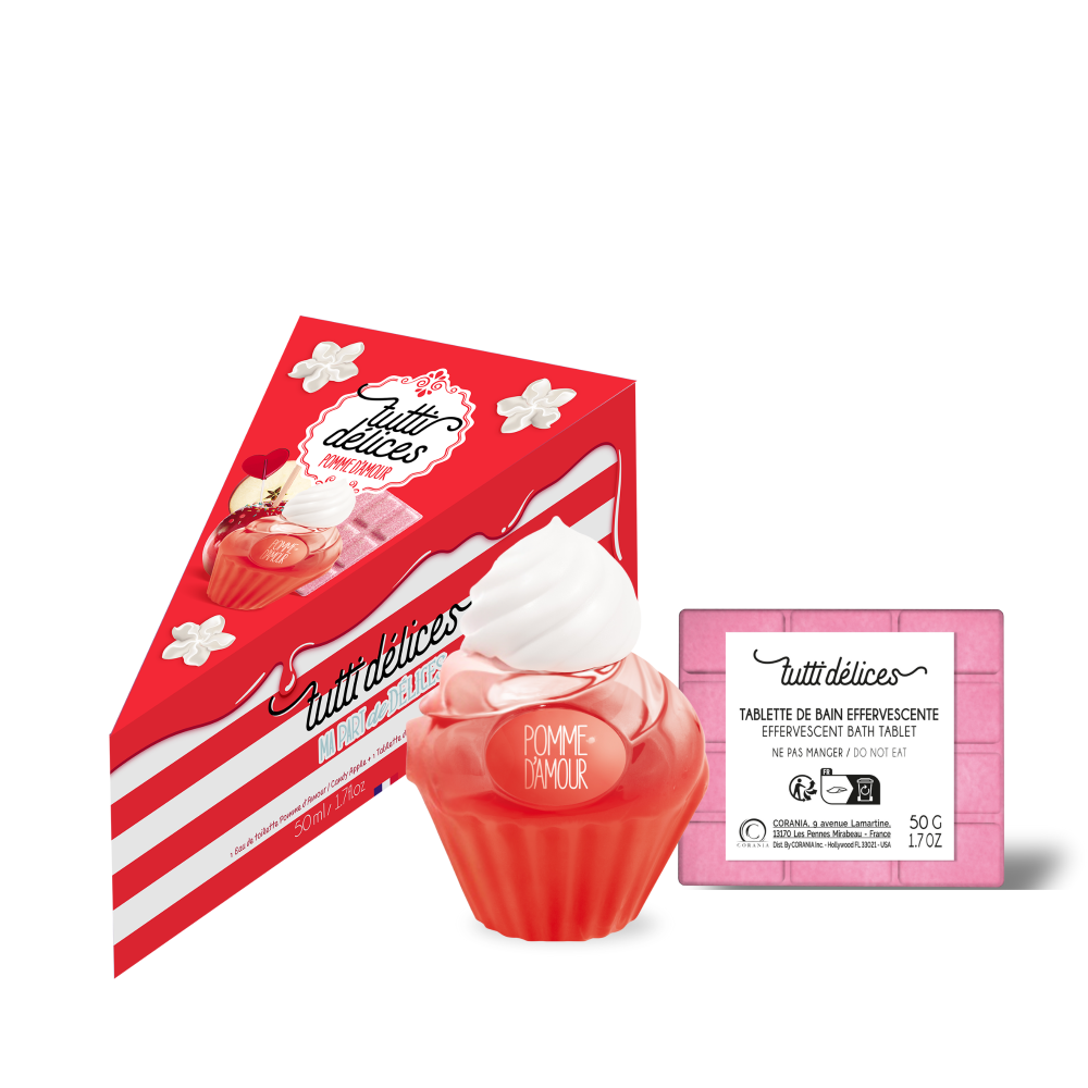 TUTTI DÉLICES POMME D'AMOUR PIECE OF CAKE GIFT SET