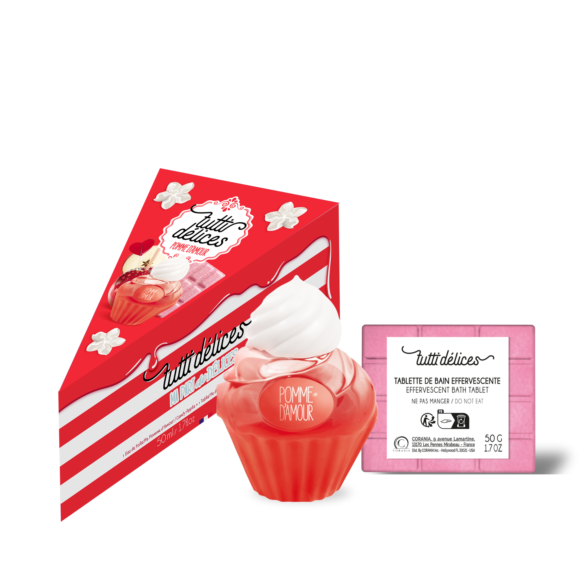 TUTTI DÉLICES POMME D'AMOUR PIECE OF CAKE GIFT SET