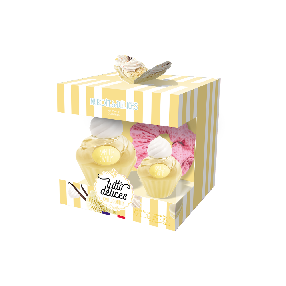 TUTTI DÉLICES VANILLE CHANTILLY GIFT SET + SCRUNCHIE
